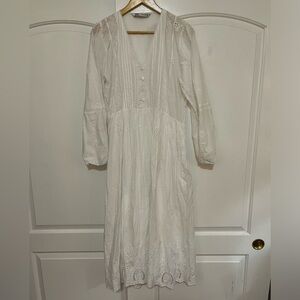 Zara eyelet dress